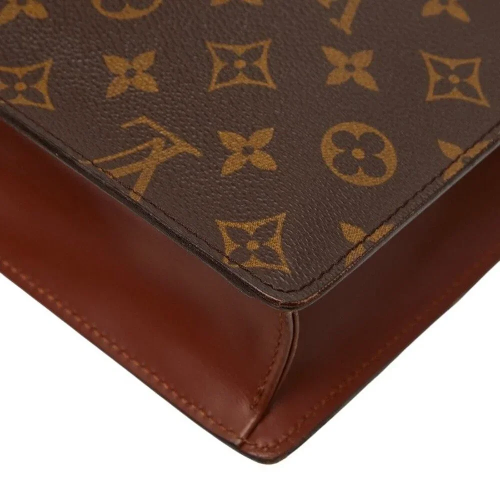 Louis Vuitton Monogram Monceau 2-Way Shoulder Bag Brown - Picture 6 of 10